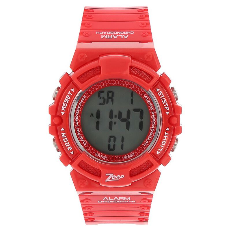 Zoop By Titan Digital Dial PU Strap Watch for Kids