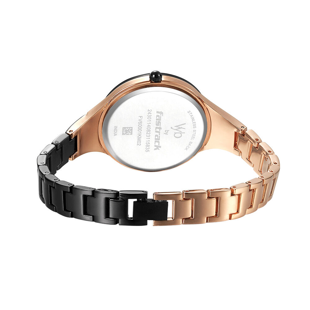 Fastrack metal round hotsell womens watch