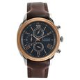 Titan Chrono Classic Brown Dial Chronograph Leather Strap watch for Men