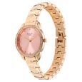 Titan Raga Showstopper Quartz Analog Pink Round Dial Rose Gold Metal Strap Watch For Women - image number 2