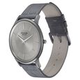 Poze by Sonata Quartz Analog Grey Dial Leather Strap Watch for Men - image number 2