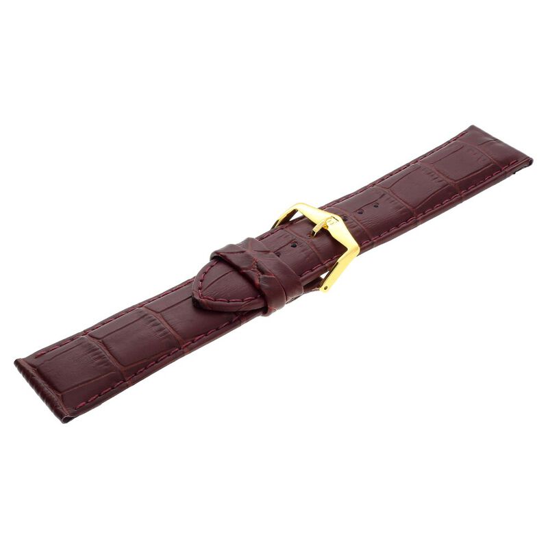 Cheap Trendy Leather 24 mm Wristwatch Strap 1109_K0033524