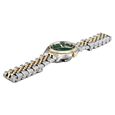 Roamer Cassandra Diamond Quartz Analog Green Mother Of Pearl Dial Two Toned Stainless Steel Strap Watch For Women - image number 2