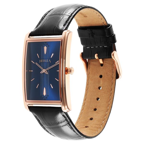 Titan Nebula Art Deco 18k Pink Gold Analog Watch for Men  - image number 2