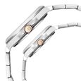 Titan Bandhan Quartz Analog Sun-Moon Silver Dial Two Toned Stainless Steel Strap Watch For Couple - image number 3