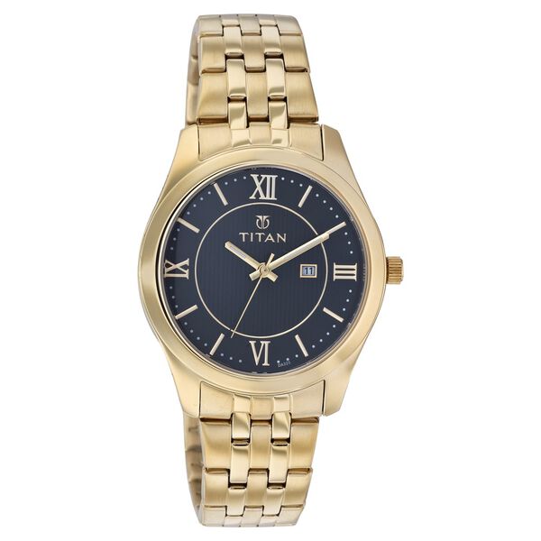 Titan Quartz Analog with Date Black Dial Watch for Men - image number 0