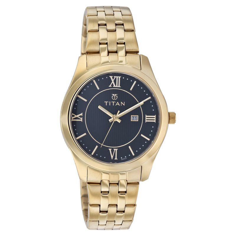Titan Quartz Analog with Date Black Dial Watch for Men