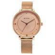 Titan Purple Stackables Quartz Analog Pink Dial Stainless Steel Strap Watch for Women - image number 1