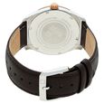 Xylys Swiss Analog with Day Date Brown Leather Strap Silver Dial Watch For Men - image number 4