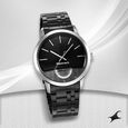 Fastrack Opulence Quartz Analog with Date Black Dial Stainless Steel Strap Watch for Guys - image number 0