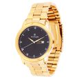 Titan Quartz Analog with Day and Date Black Dial Stainless Steel Strap Watch for Men - image number 1