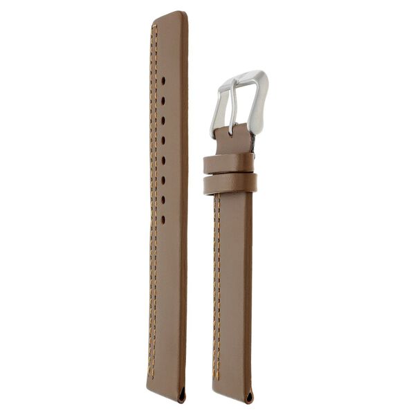 22 mm Brown Genuine Leather Straps for Men - image number 2