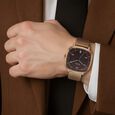 Titan Neo Curve Quartz Analog with Date Brown Dial Stainless Steel Strap Watch For Men - image number 4