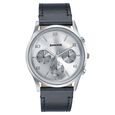 Sonata Wedding Edit Quartz Multifunction Silver Dial Leather Strap Watch For Men - image number 0
