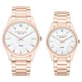Kenneth Cole Quartz Analog Mother Of Pearl Dial Stainless Steel Strap Watch For Couple - image number 0