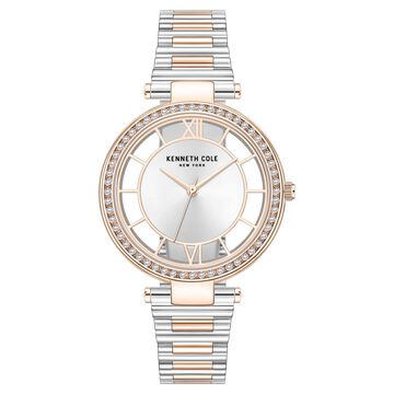 Kenneth Cole Quartz Analog Silver Dial Stainless Steel Strap Watch for Women
