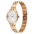 Titan Raga Showstopper Quartz Analog Silver Dial Rose Gold Metal Strap Watch For Women - image number 2