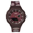 Zoop Naruto Ana-Digi Watch with Maroon Case and Maroon and Maroon Multi Color Strap for Kids and Anime lovers, By Titan - image number 1