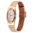 Fastrack UFO Quartz Analog Yellow Mother of Pearl Dial Rose Gold Colour Stainless Steel Strap Watch For Girls - image number 2