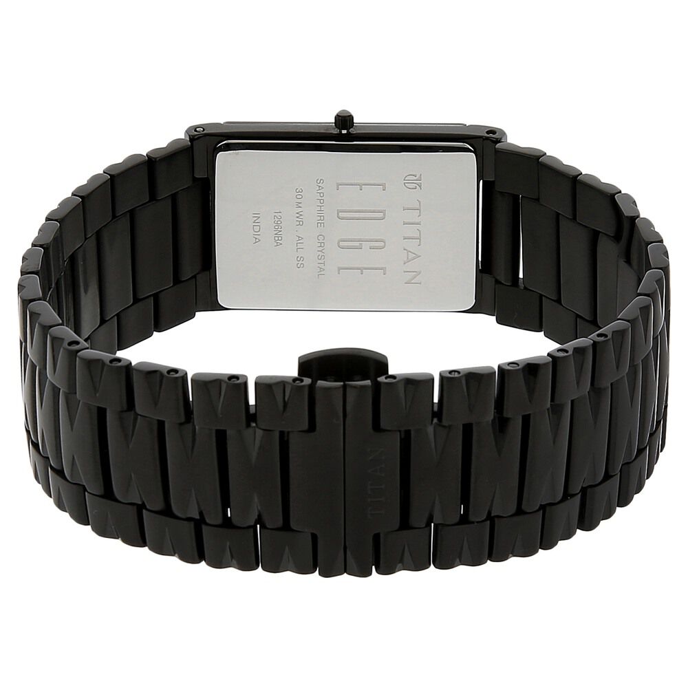 Titan watches with black metal best sale chain