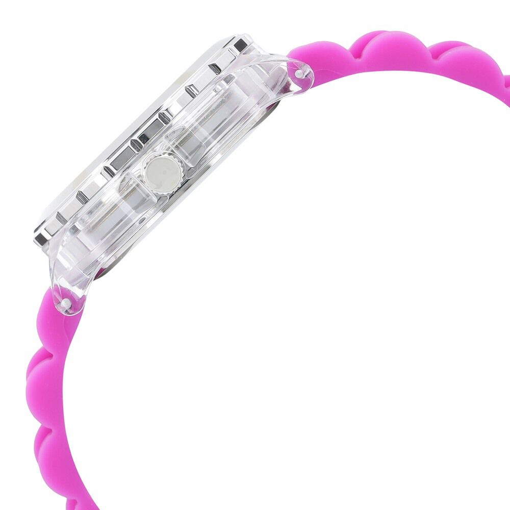 Buy Online Fastrack Trendies Quartz Analog Multicoloured Dial Silicone Strap Watch for Girls 68009pp03 Titan