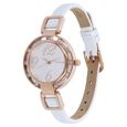 Titan Quartz Analog Silver Dial Leather Strap Watch for Women - image number 1