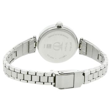 Titan Karishma Blue Dial Analog Stainless Steel Strap Watch for Women