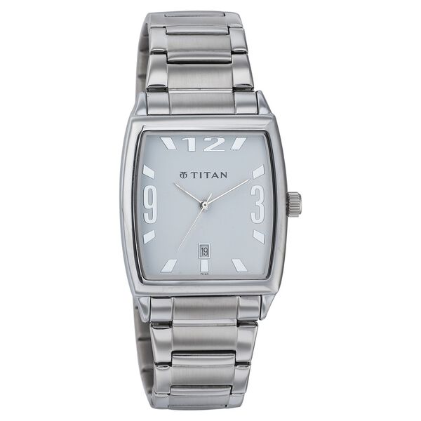 Titan Quartz Analog with Date White Dial Watch for Men - image number 0