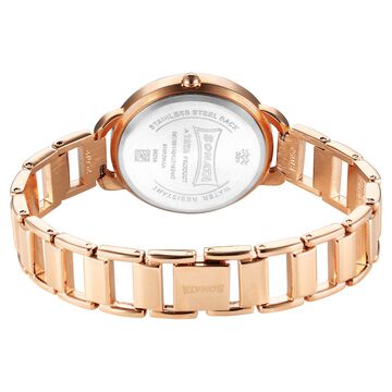 Sonata Wedding Quartz Analog Blue Dial Metal Strap Watch for Women