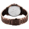 Fastrack Groove Quartz Analog with Date Black Dial Brown Stainless Steel Strap Watch For Guys - image number 6