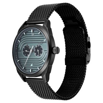 Fastrack 2X Edit Emerald Green Dial Interchangeable Strap Watch for Guys