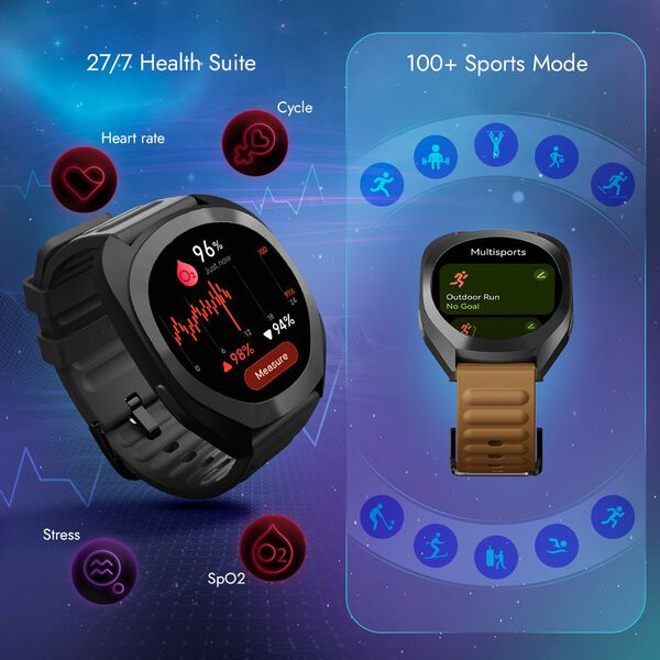 Fastrack Cosmix Smartwatch 1.32" inch AMOLED Display, Cosmic Drive Inspired Case Design, AI Watcface, AI Chat, HRM, IP68 - image number 4