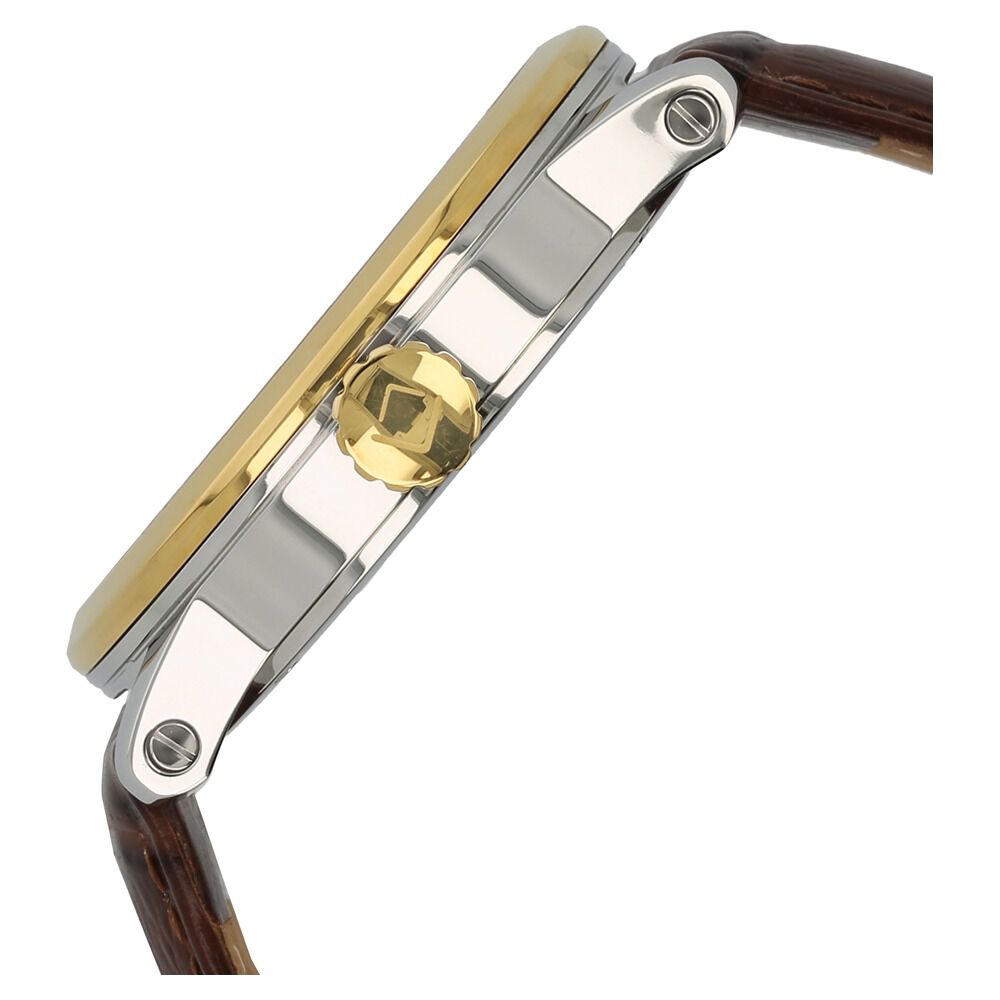 Buy Online Xylys Swiss Analog with Date Brown Leather Strap and