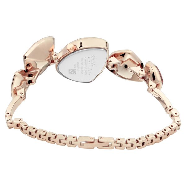 Titan Raga I Am Pink Dial Women Watch With Metal Strap - image number 3
