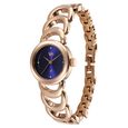 Vyb Bliss By Fastrack Quartz Analog Blue Dial Rose Gold Metal Strap Watch For Girls - image number 2