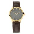 Titan Nebula Vintage 18k Gold Analog Leather Strap Watch For Men - image number 0