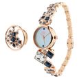 Titan Raga Cocktails Mother of Pearl Dial Analogue Metal Strap Watch for Women - image number 2