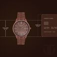 Titan Classique Slimline Brown Dial Analog with Day and Date Stainless Steel Strap Watch for Men - image number 2