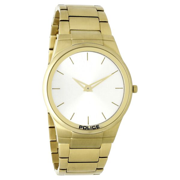 Police Quartz Analog Silver Dial Metal Strap Watch for Men - image number 1