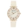 Anne Klein Quartz Analog Pink Dial Ceramic Strap Watch for Women - image number 0