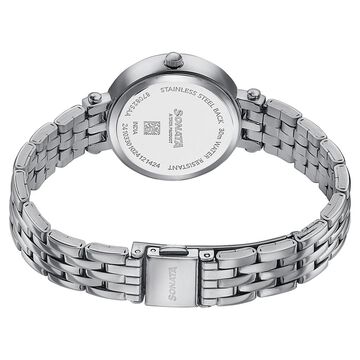 Sonata Wedding Edit Quartz Analog Pink Dial Stainless Steel Strap Watch For Women