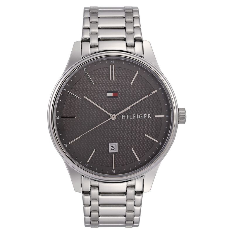 Tommy Hilfiger Quartz Analog with Date Grey Dial Stainless Steel Strap Watch for Men - image number 0