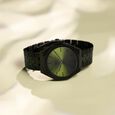 Fastrack Vyb Challenger Quartz Analog Green Dial Metal Strap Watch For Guys - image number 0