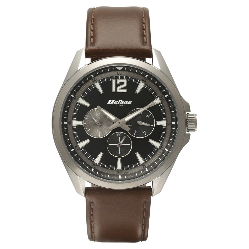Titan octane watches deals leather belt