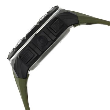 Fastrack StreetStyle Digital Dial Green Polyether Strap Watch For Unisex