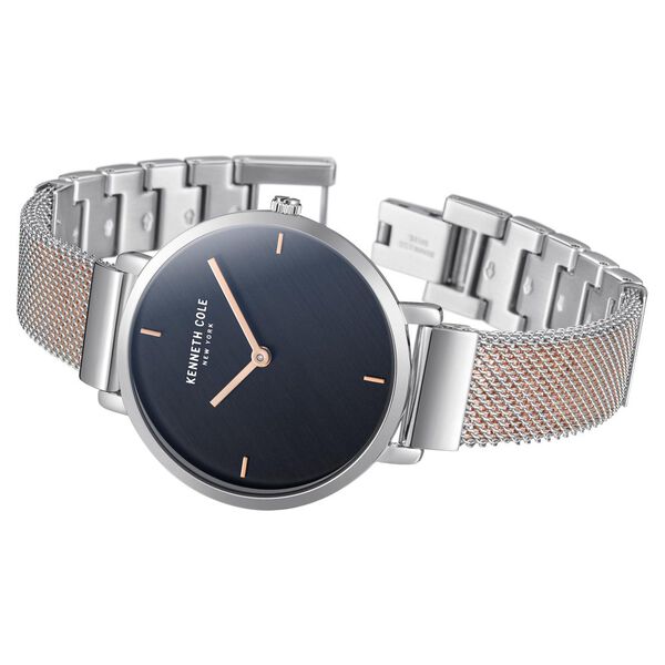 Kenneth Cole Quartz Analog Black Dial Stainless Steel Strap Watch for Women - image number 2