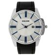 Police Quartz Analog with Date Silver Dial Leather Strap Watch for Men - image number 0