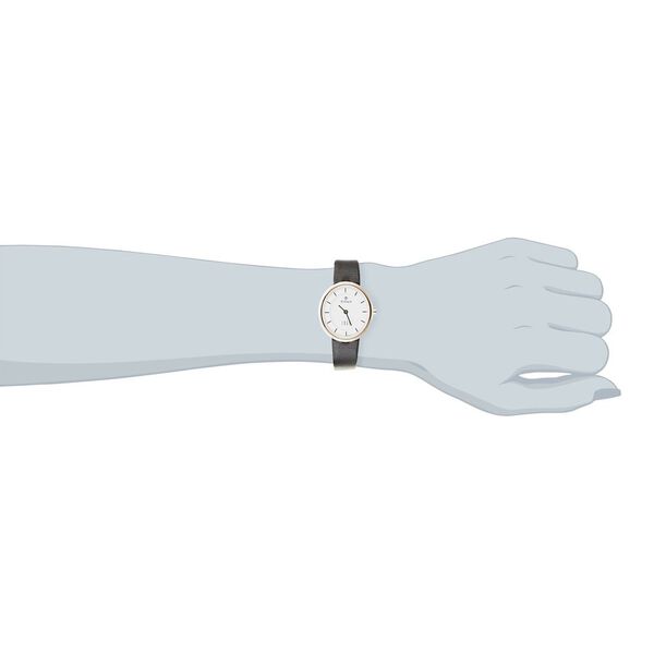 Titan Quartz Analog White Dial Leather Strap Watch for Women - image number 3