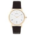 Titan Nebula Vintage 18k Gold Analog Leather Strap Watch For Men