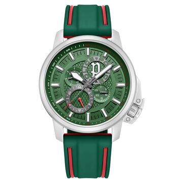 Police Green Dial Quartz Multifunction Watch for Men